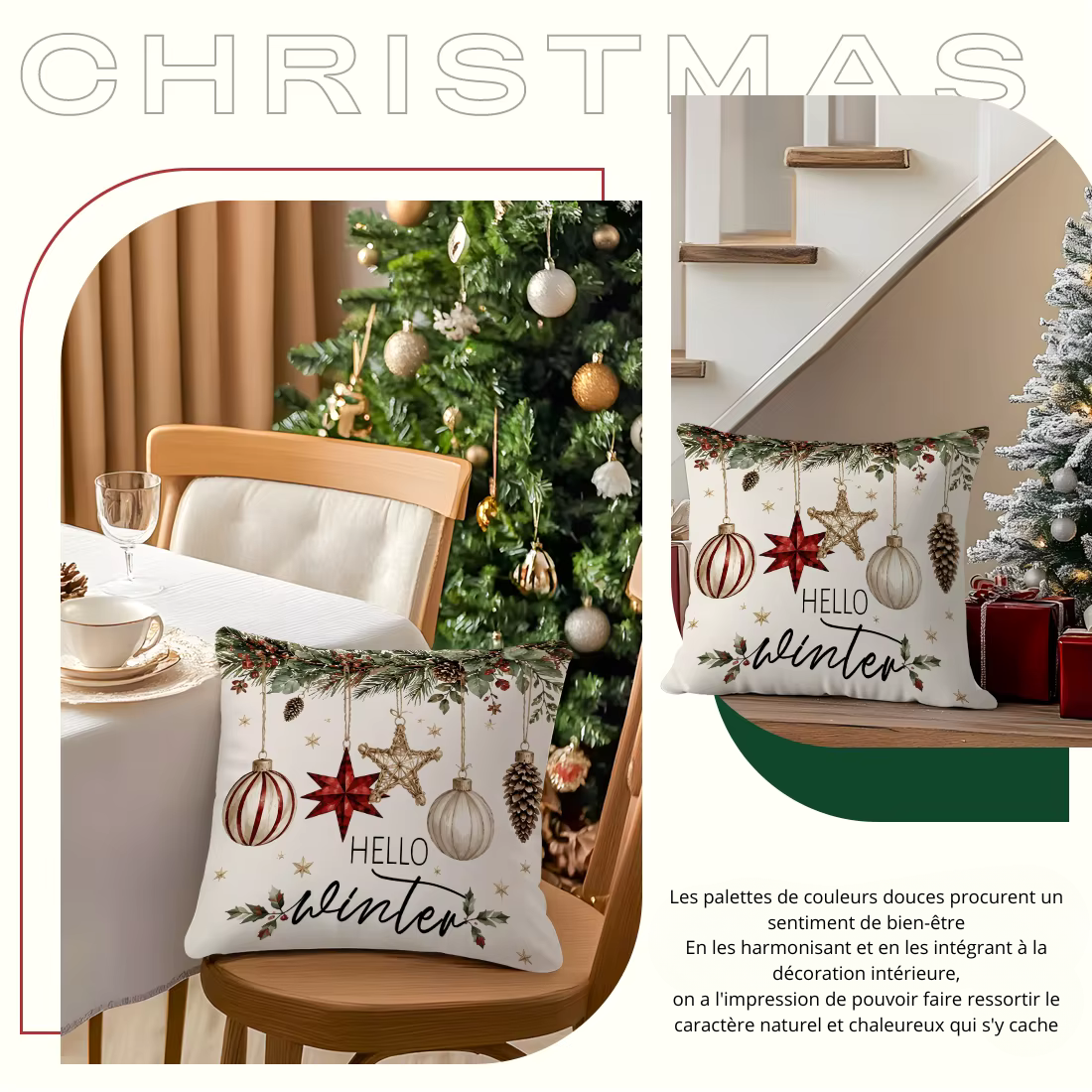 Housses de coussin thème de Noël – Image 9