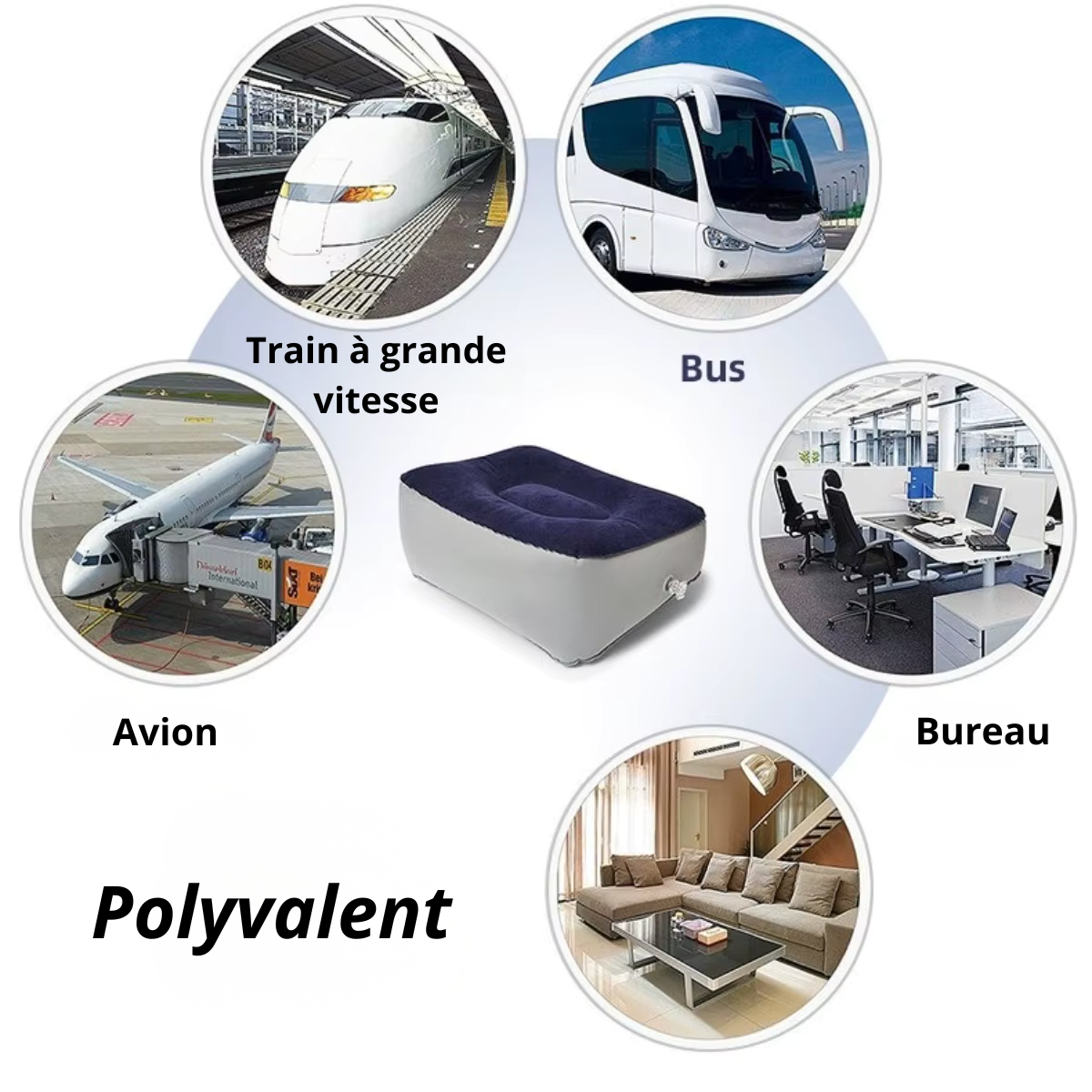 Coussin d'air portable pour les voyages – Image 4