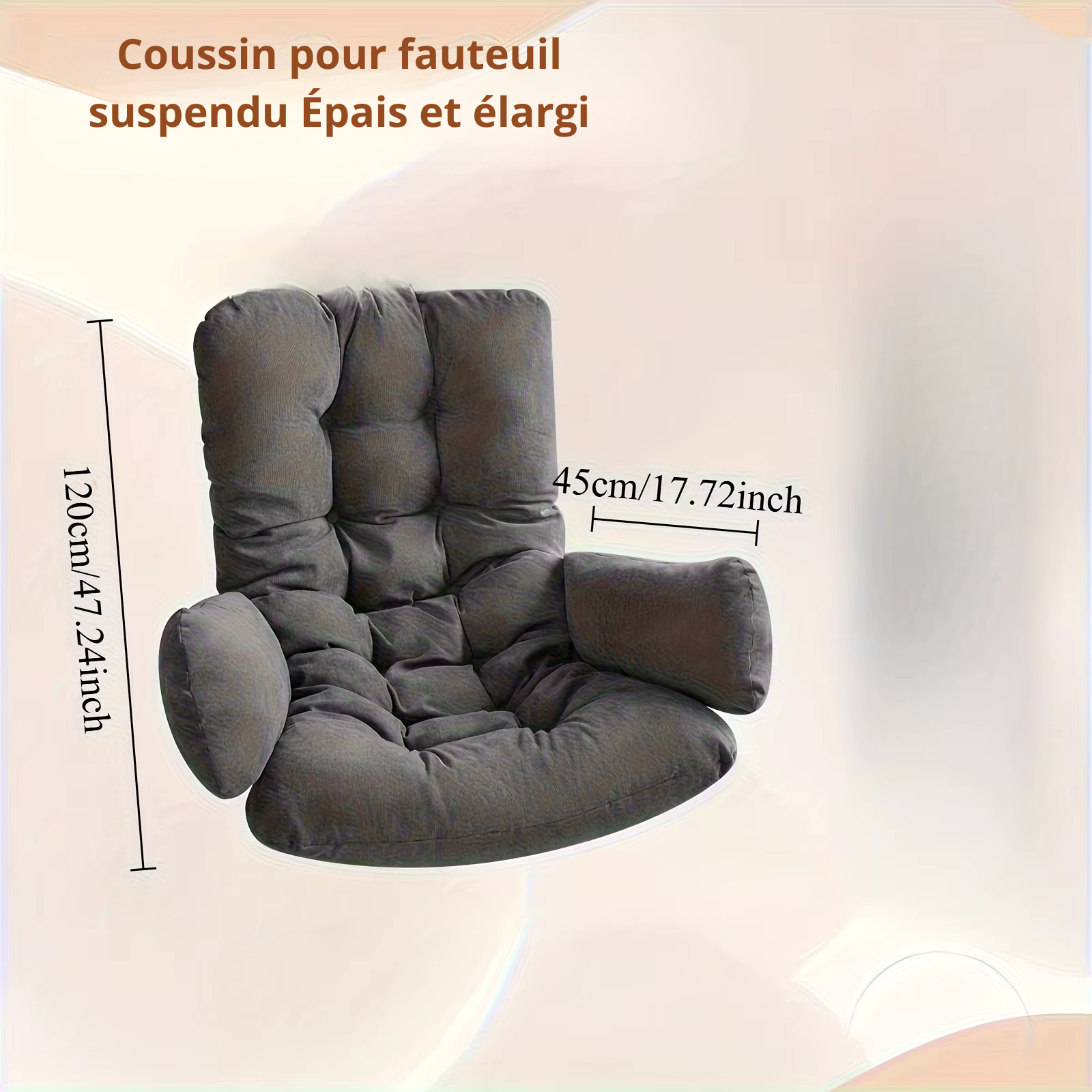 luxueux coussin bascule