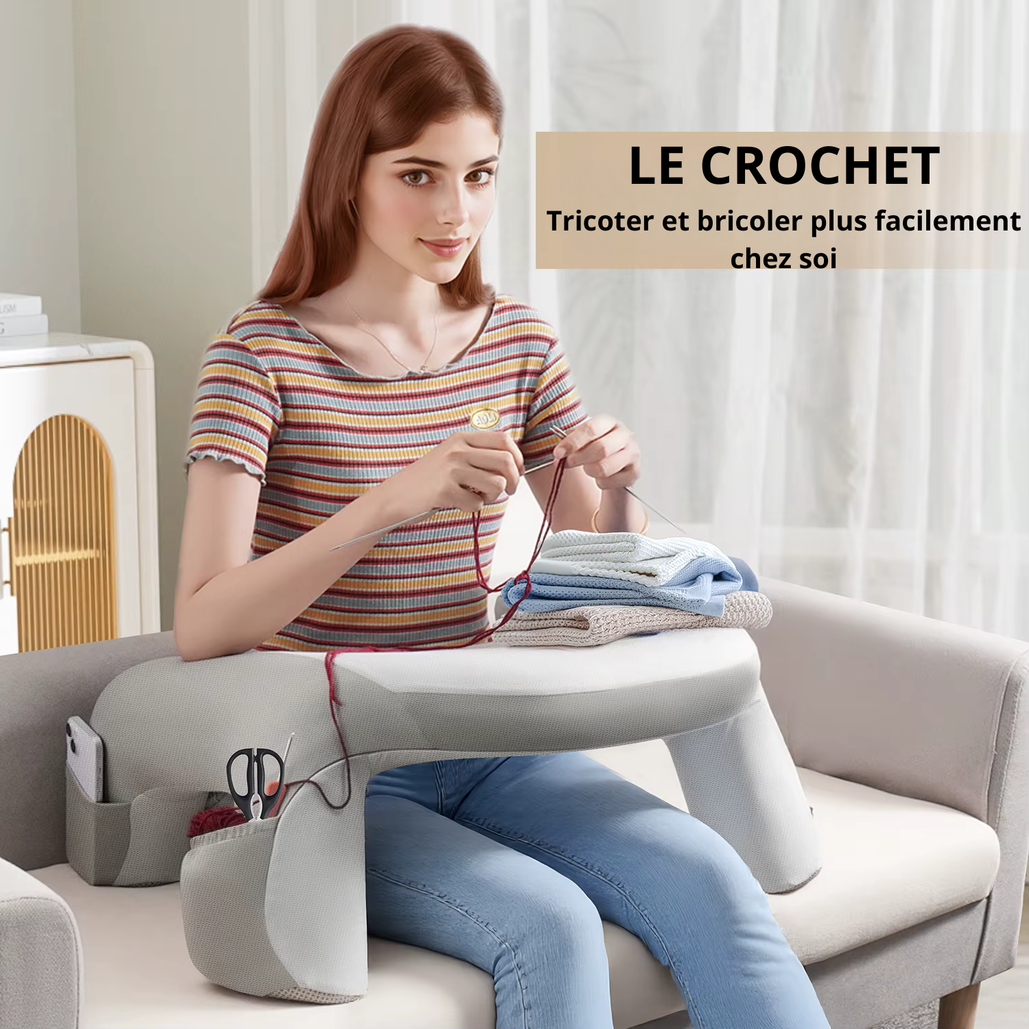 Coussin d'accoudoir en mousse à mémoire – Image 5