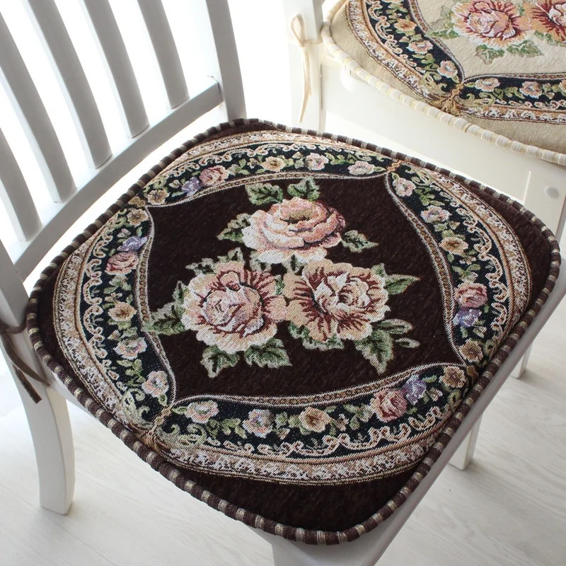 Assise de coussin antidérapant pour chaise de jardin