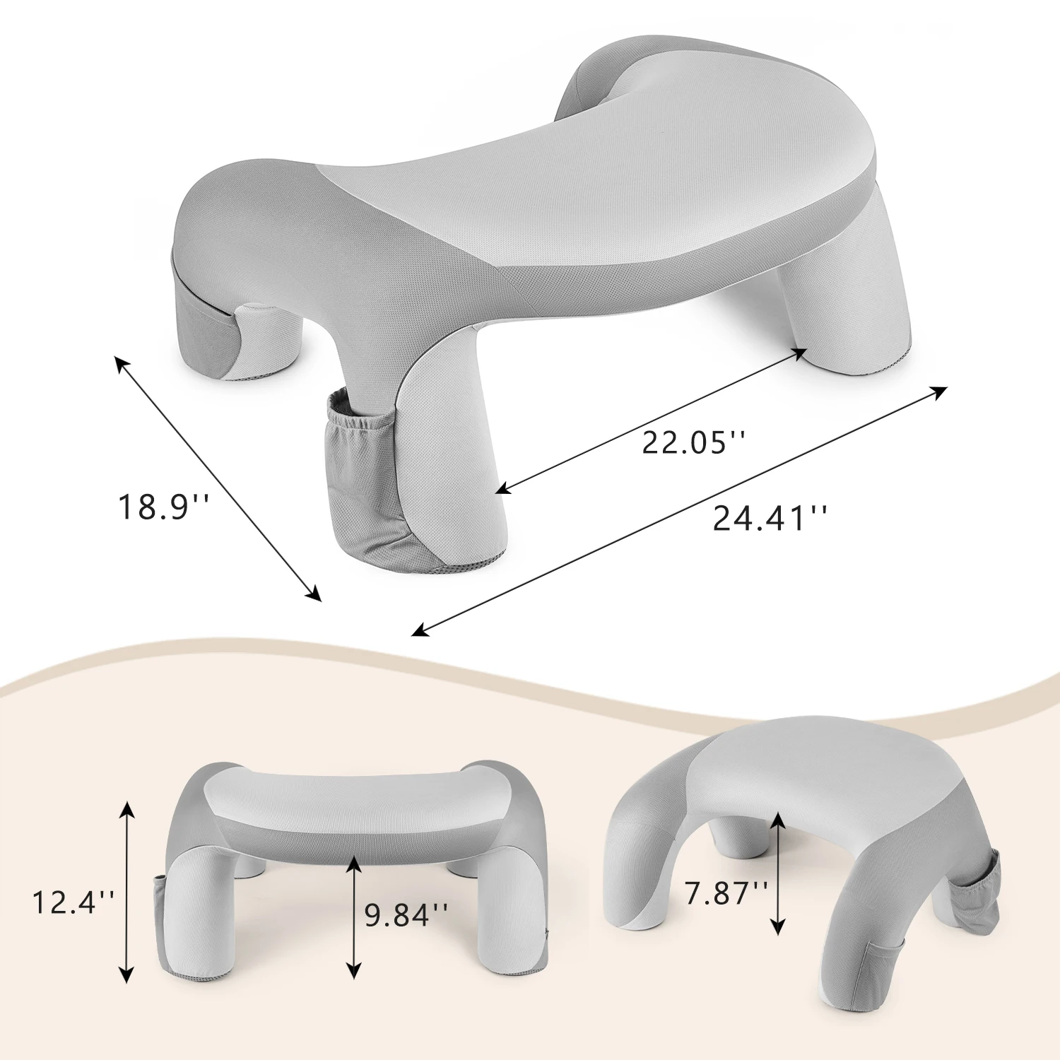 Coussin d'accoudoir en mousse à mémoire – Image 2
