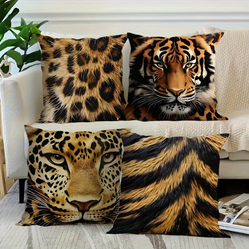 motifs animaliers coussin