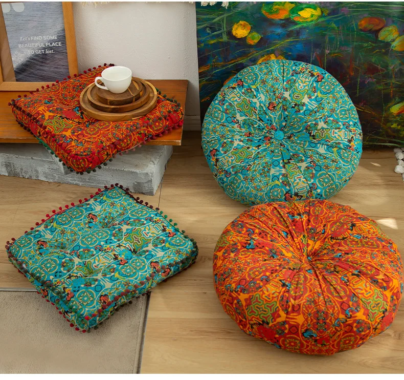 Coussin bohème pour jardin