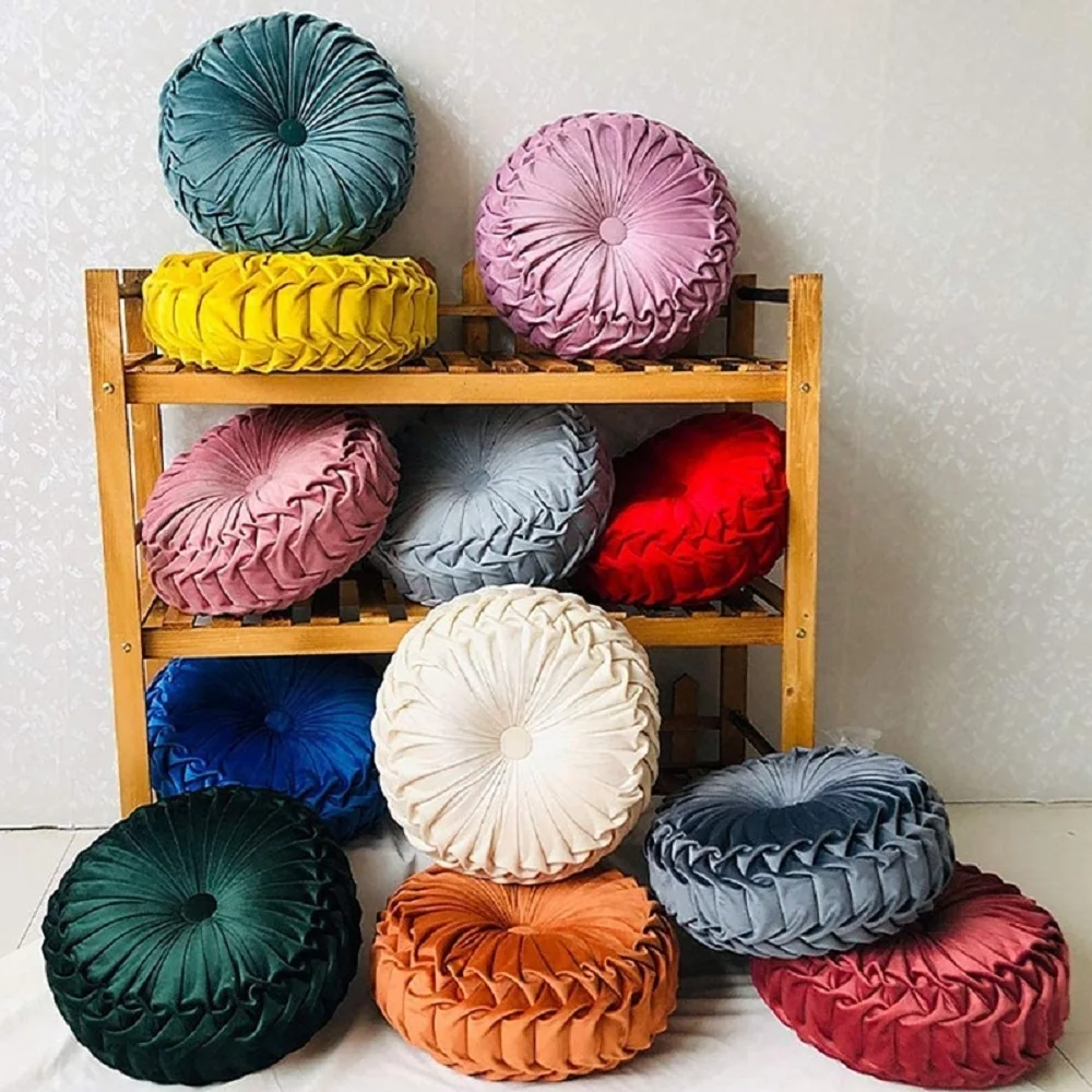 coussin en velours tendance
