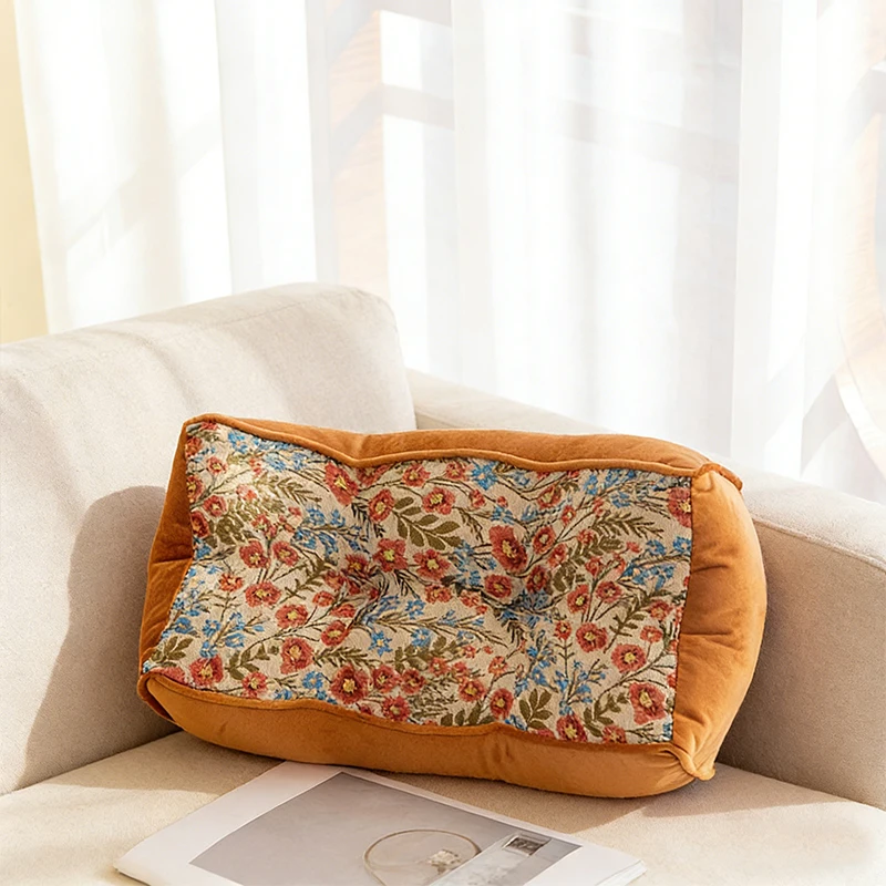 coussin floral pour salon