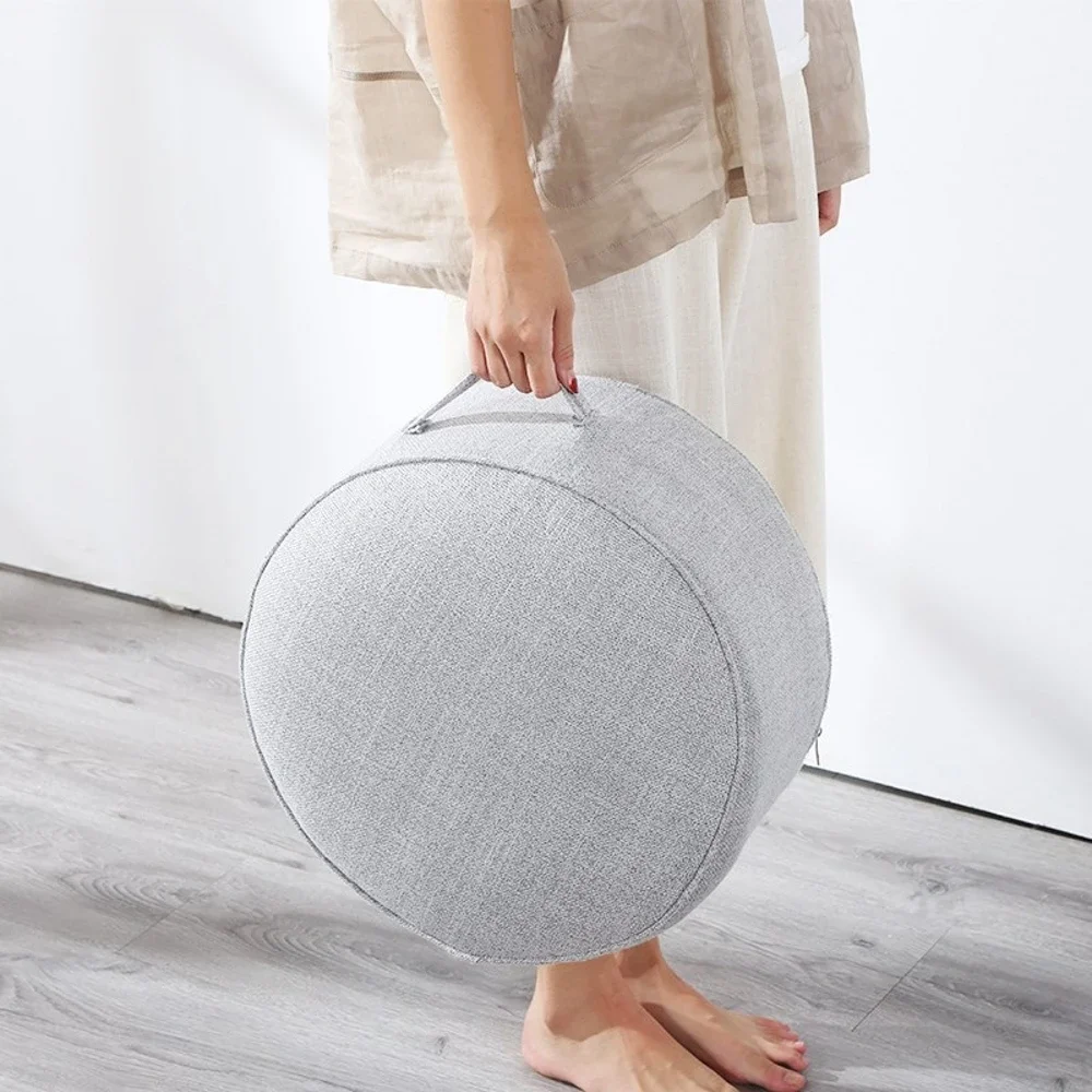 Coussin de méditation en lin – Image 3