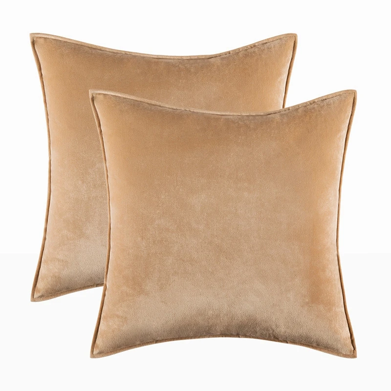 touches de velours pour coussin