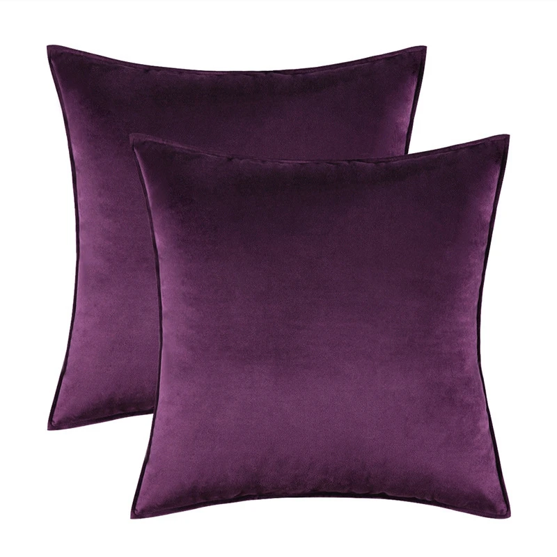 coussin moderne velours
