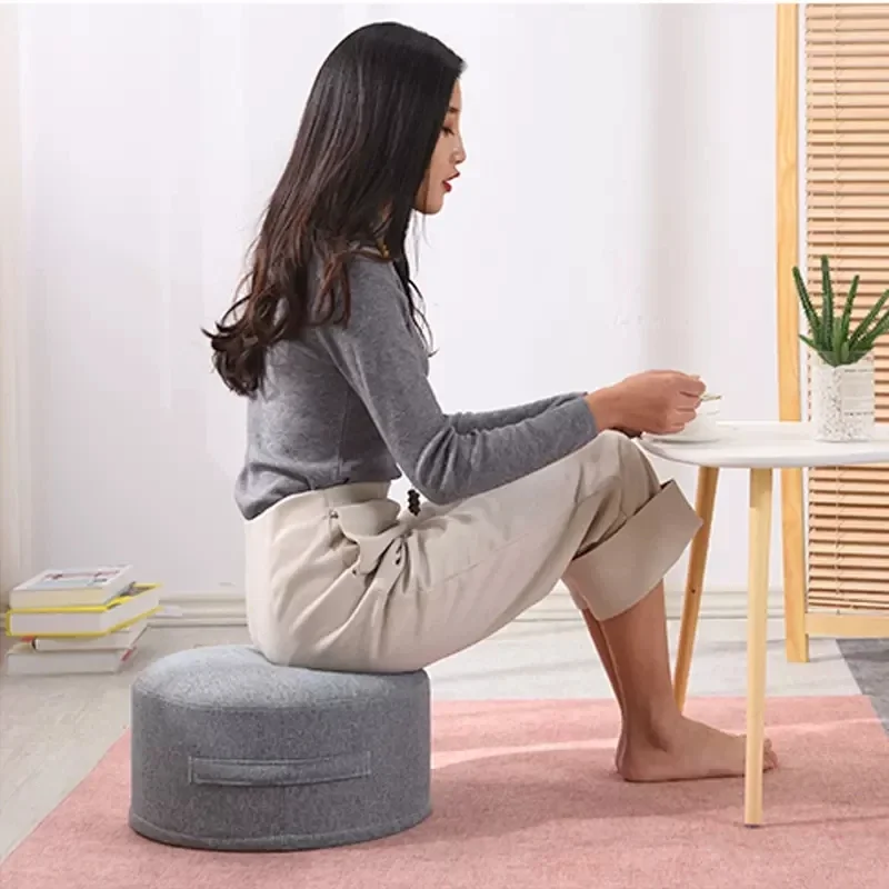 Coussin de méditation en lin – Image 15