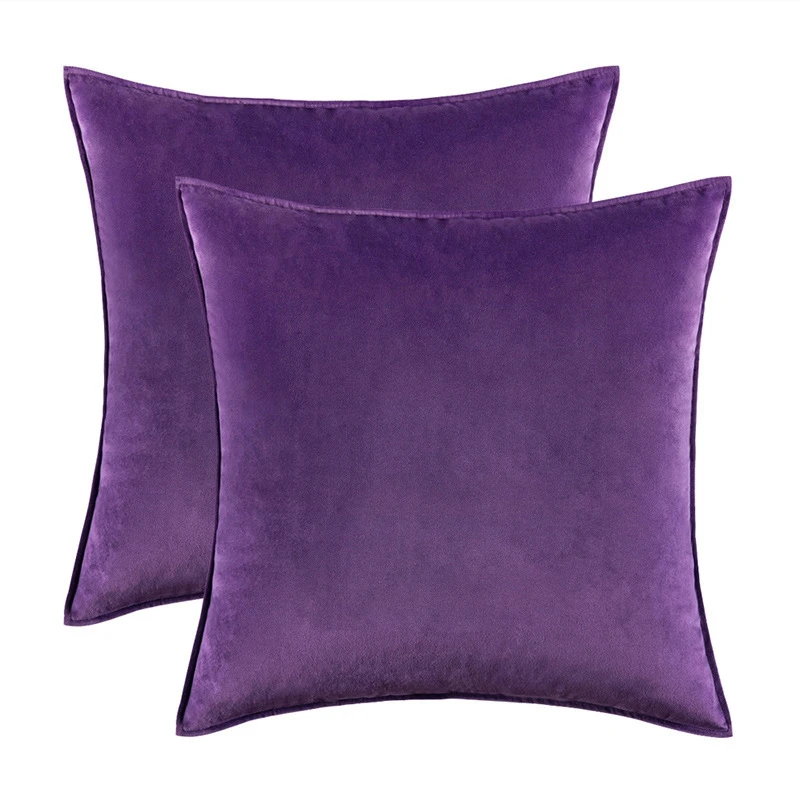 coussin design en velours
