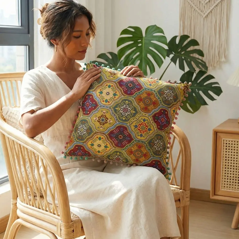 coussin exotique traditionnel