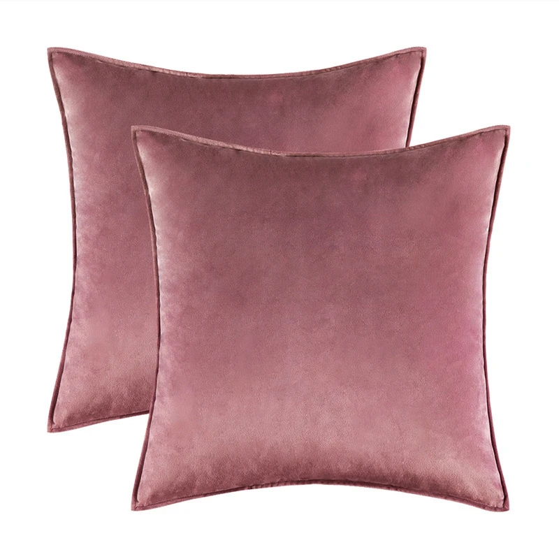 housses de coussin tendance velours