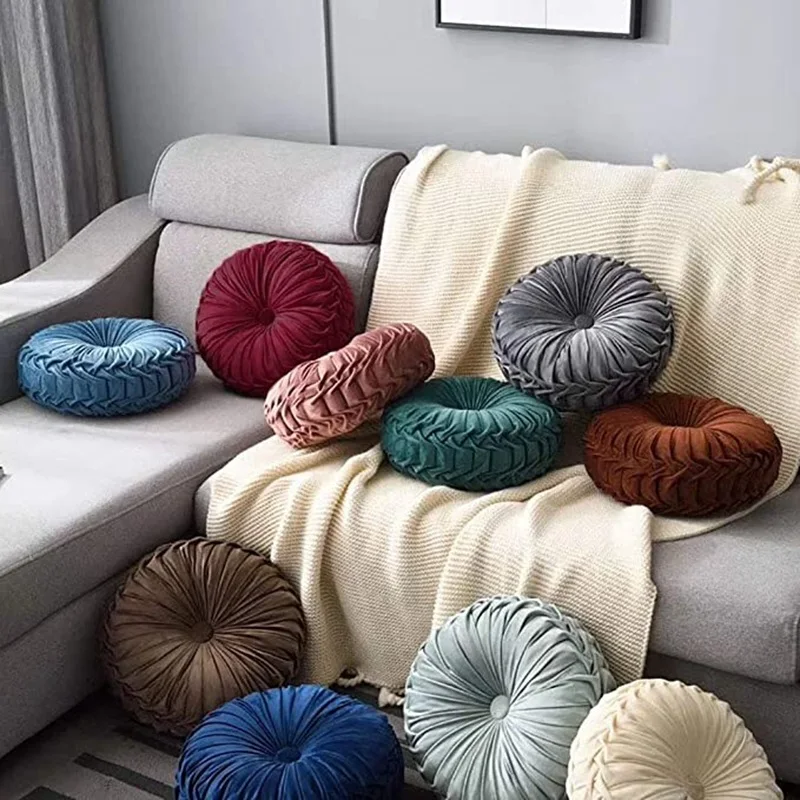 coussin en velours raffiné