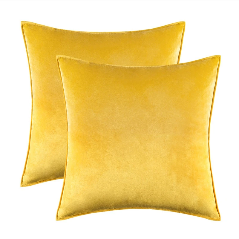 coussin en velours pour canapé