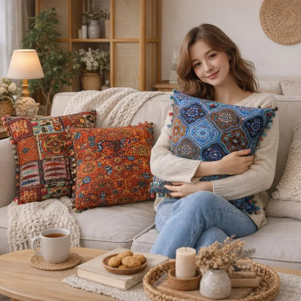 coussin bohème chic