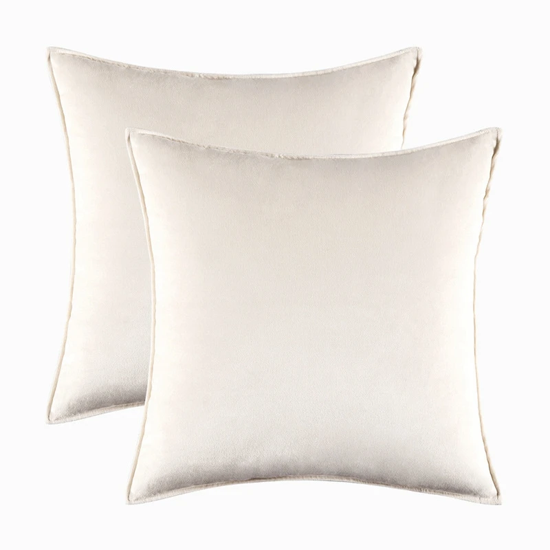 coussin classique en velours