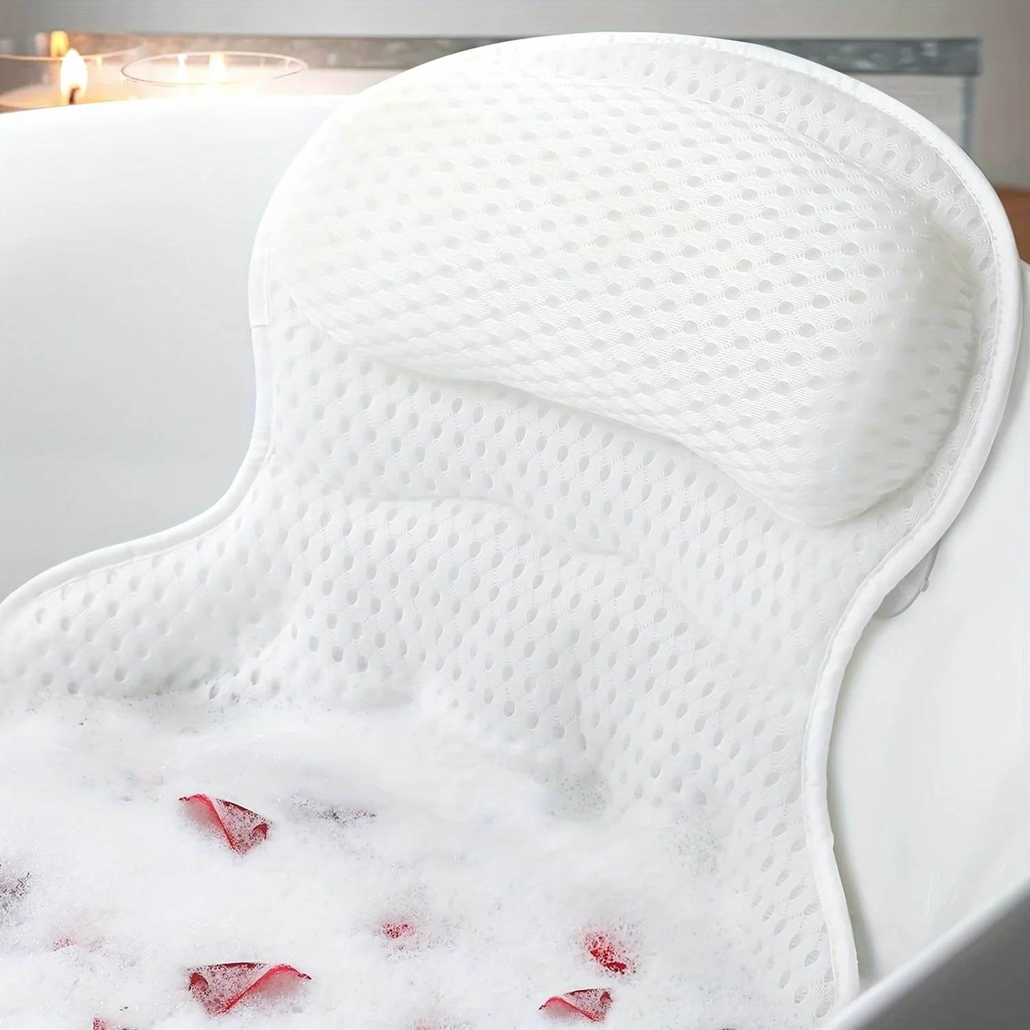 Coussin de bain de luxe avec maille aérée 3D – Image 2