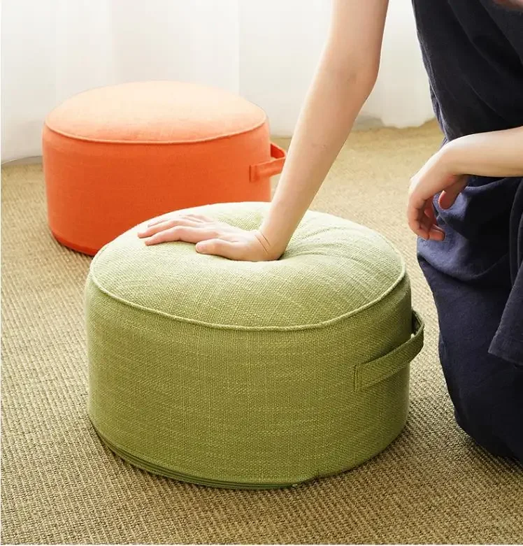 Coussin de méditation en lin