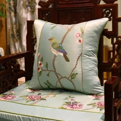 housse de coussin motif paysager