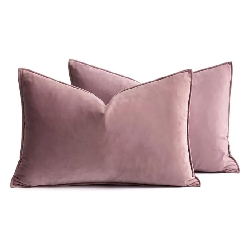 housses de coussin en velours