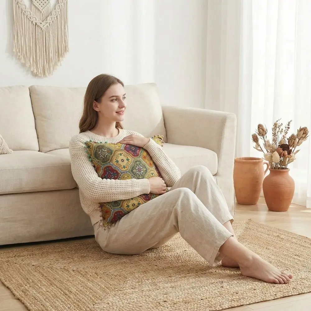 coussin modernité exotique